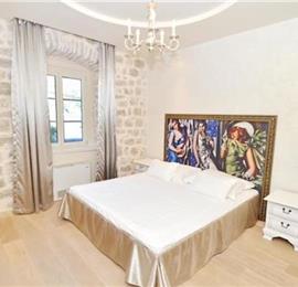 10 bedroom waterfront villa with pool near Dobrota, Kotor Bay, sleeps 22